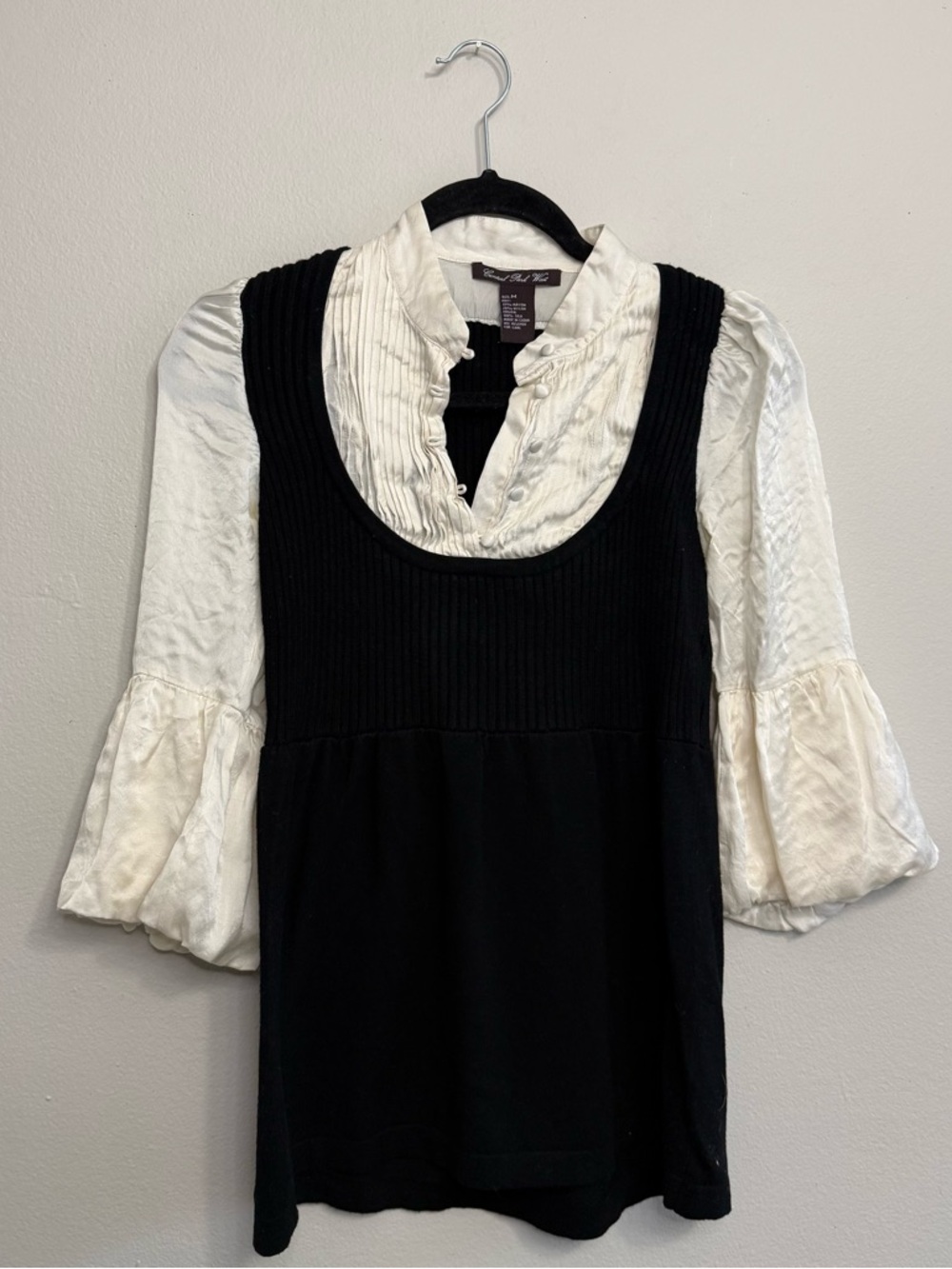 Central Park West y2k Babydoll Top